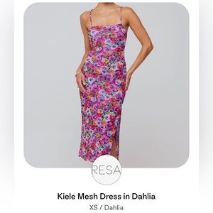 Kiele mesh dress in dahlia size XS brand new